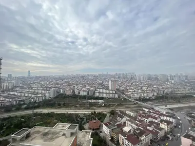 a view of a city with buildings and cars at King Suite BH37 in Istanbul