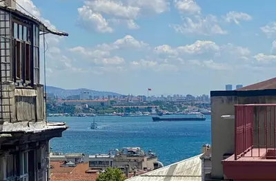 a view of a large body of water from a building at Ganbaru Tours - Private Triplex&Duplex in Istanbul