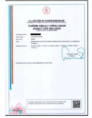 a fake verification letter with ahaarhaarhaarhaarhaar verification paper at Modern Bright Cozy 1bed1bath Hidden Gem! #79 in Istanbul
