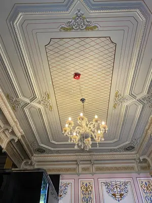 a chandelier on the ceiling of a room at Valeria Antique 1892 in Istanbul