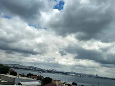 a view of a river under a cloudy sky at Gul Sultan Hotel in Istanbul