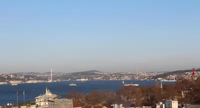 a view of a city and a body of water at Golden Horn Hotel in Istanbul