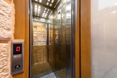 a close up of a door with a sign on it at REN PLUS SUITES in Istanbul