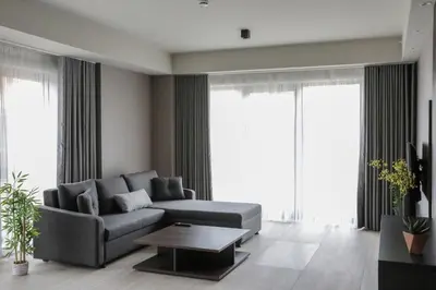 a living room with a couch and a table at Hotel54 in Sakarya