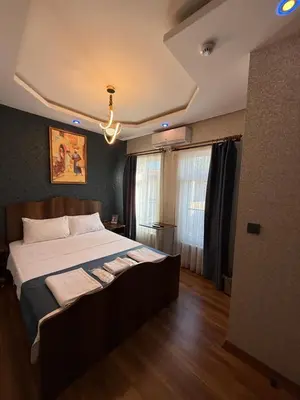 a bedroom with a large bed in a room at La Vien Hotel Old City in Istanbul