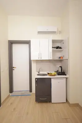 a kitchen with a sink and a counter top at Bonita Apart in Istanbul