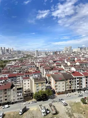a view of a city with buildings and cars at Classic Suite SH17 in Esenyurt