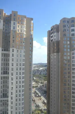 a view of some tall buildings in a city at Two Bedroom King Suite TH30 in Esenyurt