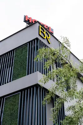 a building with a b sign on the top of it at BRANDROOM HOTEL in Istanbul